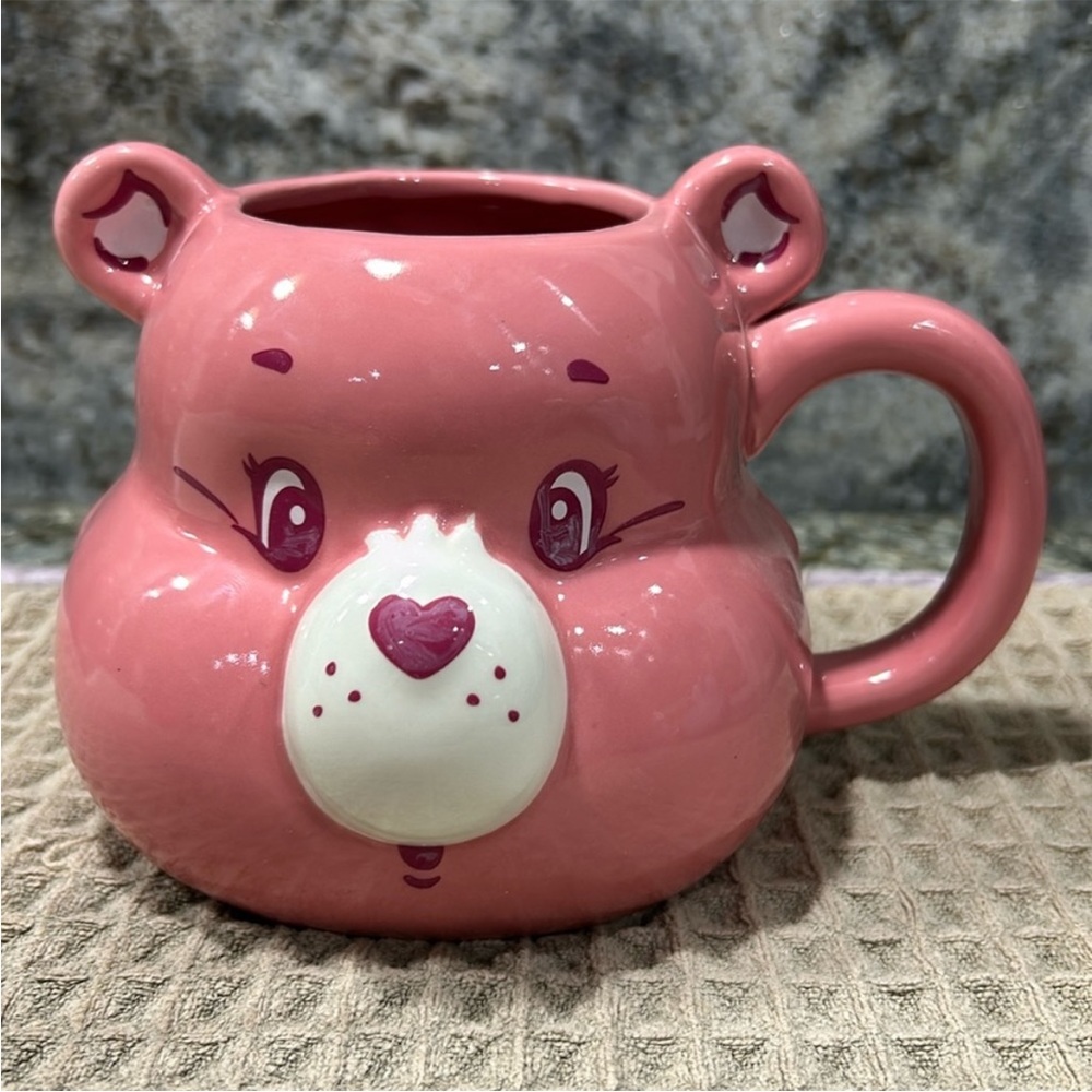 NWT Care Bears Pink Bear Mug | Sculpted Ceramic